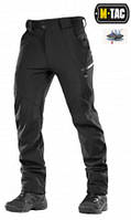 M-Tac штаны тактические утепленные Soft Shell Winter Black (черные)