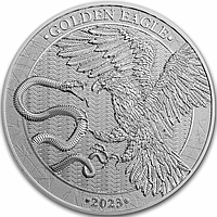 Серебряная монета Золотой орел Golden Ealge, Мальта, Germania Mint, 2023