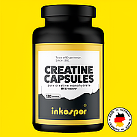 Inkospor Creatine Capsules 120 капсул, Креатин моногідрат, При заняттях спортом і тренуваннях