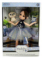Кукла Mulisha (подвижные ручки и ножки, питомец) QJ 108 D