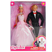 Куклы жених и невеста, Свадьба (куклы типа Барби и Кен в свадебных нарядах) 8305