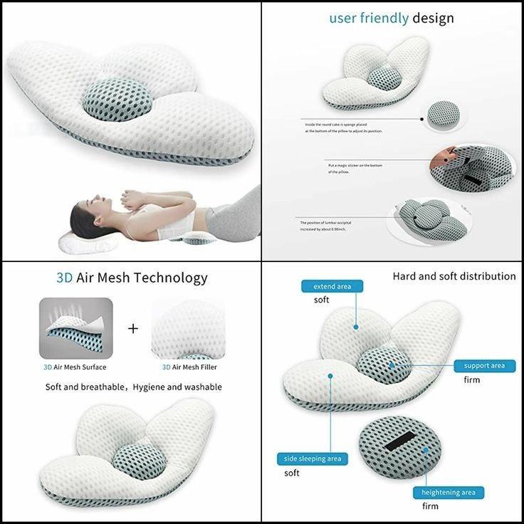 Ортопедическая подушка для сна, ортопедическая подушка под поясницу - фото 8 - id-p1958472383