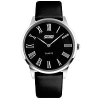 Skmei 9092 rome черные классические часы мужские