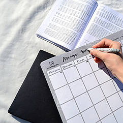 Магнітний планер на місяць A3    UA, Сірий/Grey