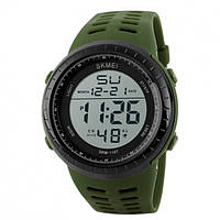 Skmei 1167 Tactic зеленые спортивные мужские часы