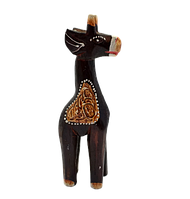 Деревянная статуэтка жираф высота 15 см