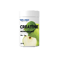 Креатин Моногидрат Creatine Monohydrate Willmax 500 грамм со вкусом яблоко