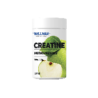 Креатин Моногидрат Creatine Monohydrate Willmax 500 грамм со вкусом яблока