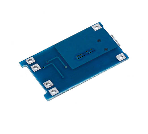 Зарядний модуль TP4056 Micro-USB з функцією захисту акумулятора 18650, Контролер заряду Li-Ion акумуляторів, фото 3