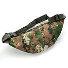 Сумка-бананка на пояс Cloth Bag Brown Camouflage (Size S), фото 3