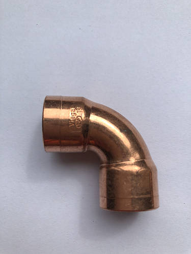 Купить Фитинги медные под пайку , колено ду 18 ,90* двухраструбное ...