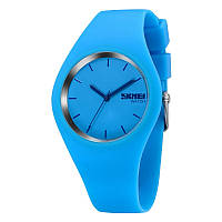 Skmei 9068 rubber синие женские часы