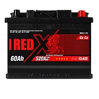 Автомобильный аккумулятор RED X 60Ah 520A R+ (L2)