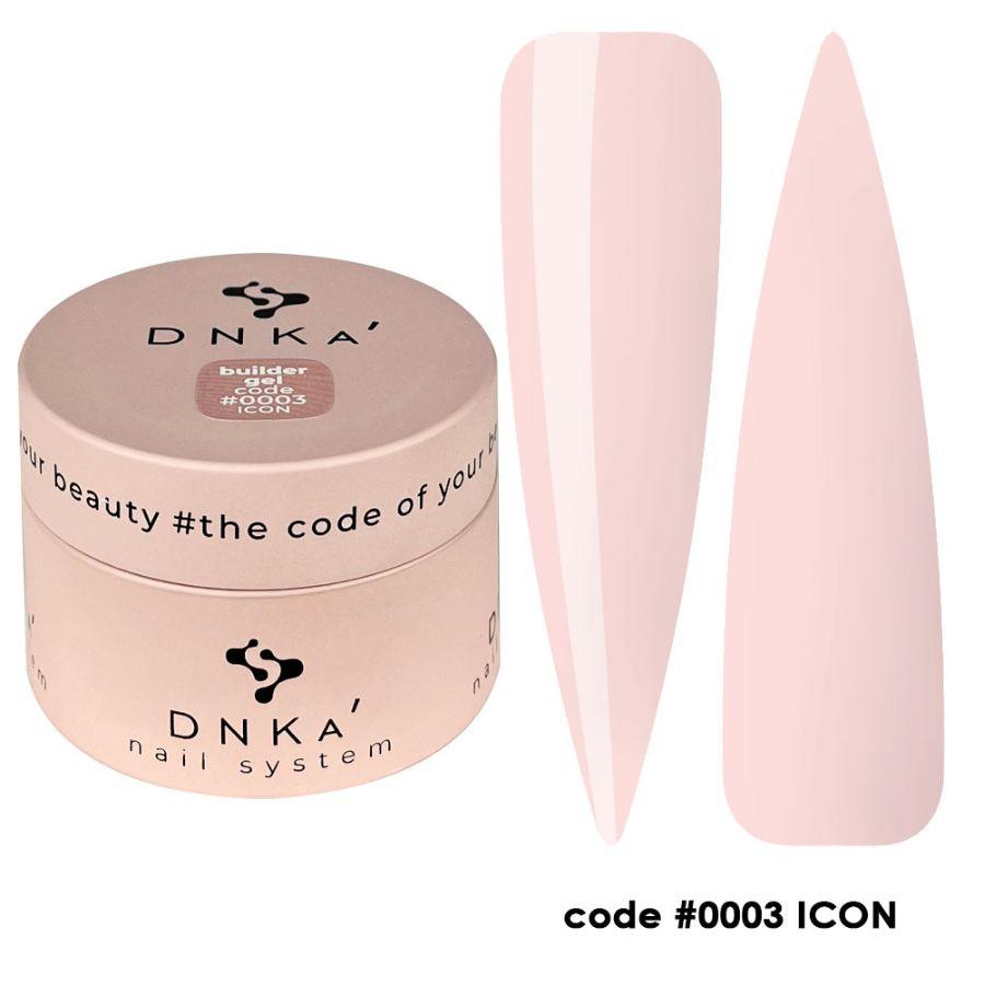 Гель для нарощування нігітв DNKa' Builder Gel 03 Icon, 30 мл