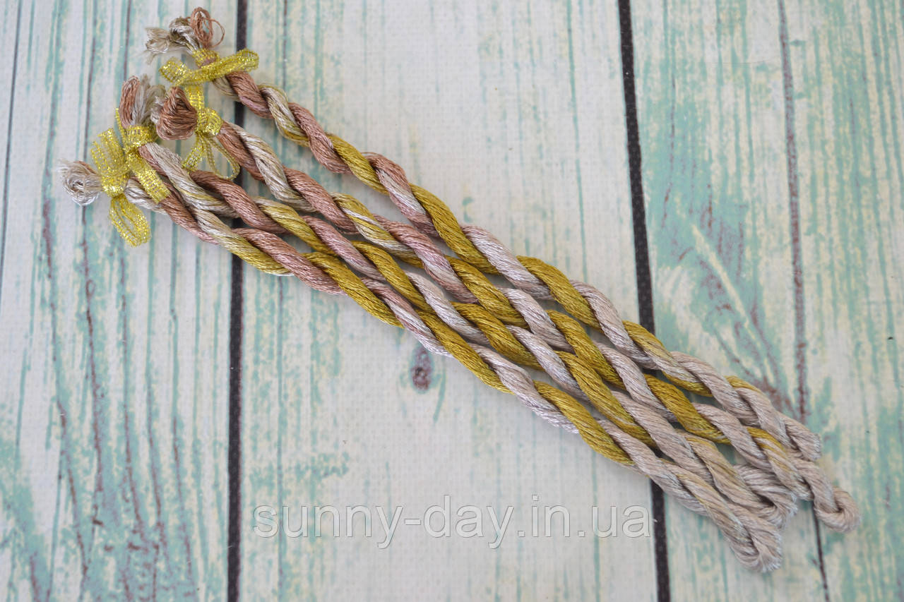 Муліне ручного фарбування, основа -  натуральний корейський шовк 2-47, фото 1