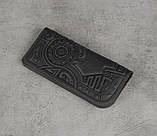 Шкіряний гаманець ручної роботи, якісний клатч-гаманець, фото 3