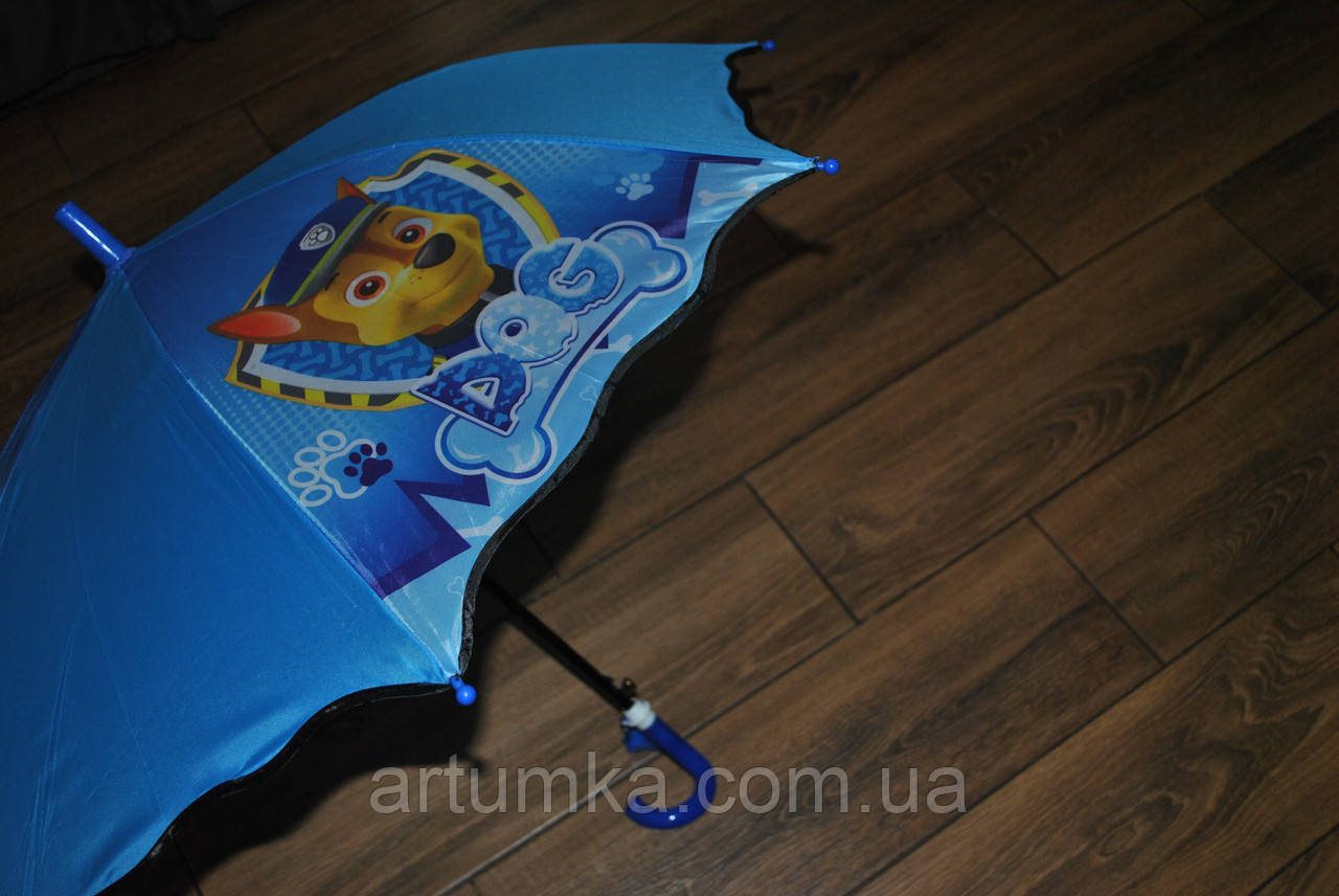 Дитяча парасолька тростина півавтомат поліестер з принтом для самих маленьких