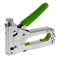 Степлер будівельний для скоб 4-14мм (хром) "Alloid"