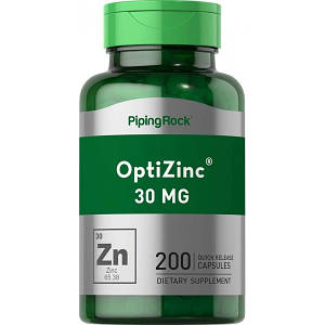Цинк Piping Rock OptiZinc 30 мг 200 таб.