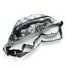 Сумка-бананка на пояс Cloth Bag Grey Camouflage (Size S), фото 3
