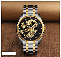 Skmei 9193 серебристые с черным мужские классические часы