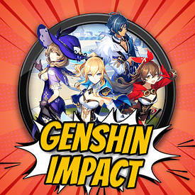 Атрибутика та сувеніри на тему Genshin Impact | Геншин Імпакт