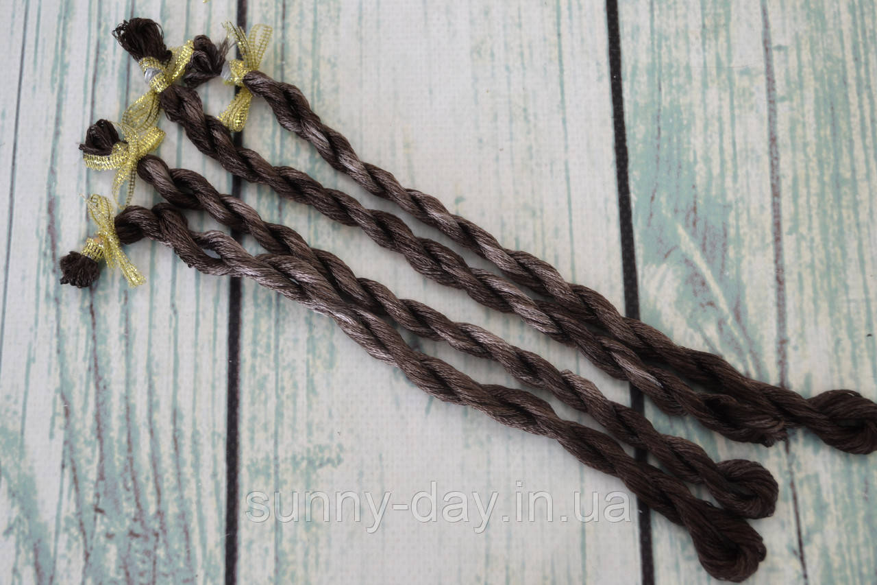 Муліне ручного фарбування, основа - натуральний корейський шовк 2-21, фото 1