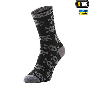 M-Tac шкарпетки легкі Mk.3 Pirate Skull Black
