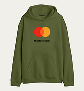 Крутий худі з написом "master scam", фото 3
