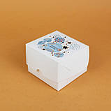 Новорічні подарункові коробки 110*110*80 мм маленька Коробочка під новорічний сувенір, фото 5