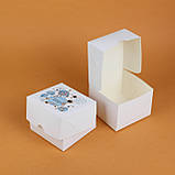 Новорічні подарункові коробки 110*110*80 мм маленька Коробочка під новорічний сувенір, фото 2