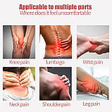 Ортопедичний турмаліновий пластир, що зігріває знеболювальний з Імбиром 12 штук, фото 5