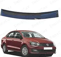 Козырек / дефлектор заднего стекла Volkswagen Polo V сед 2010-2014 (скотч) ANV