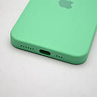 Чохол силіконовий з квадратними бортами Silicon case Full Square для iPhone 11 Pro Spearmint, фото 5