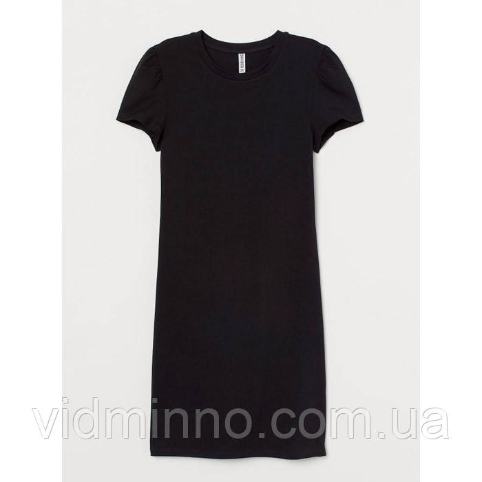 Жіноча трикотажна однотонна сукня - футляр H&M р.XS, 87364