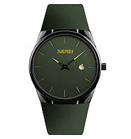 Skmei 1509 зеленые классические наручные часы