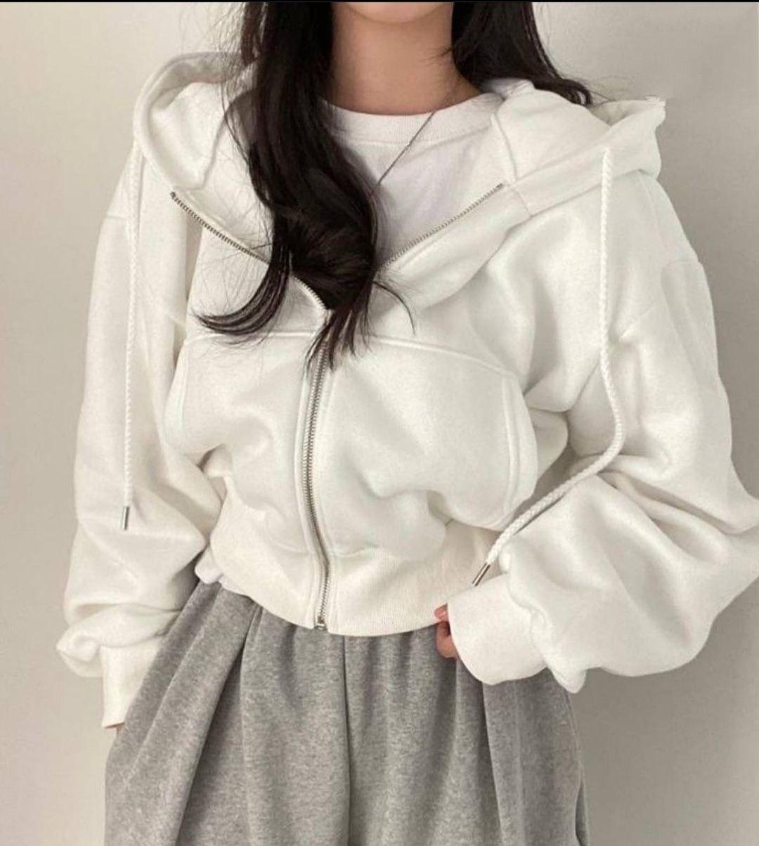 Жіночий худі з блискавкою Oversize