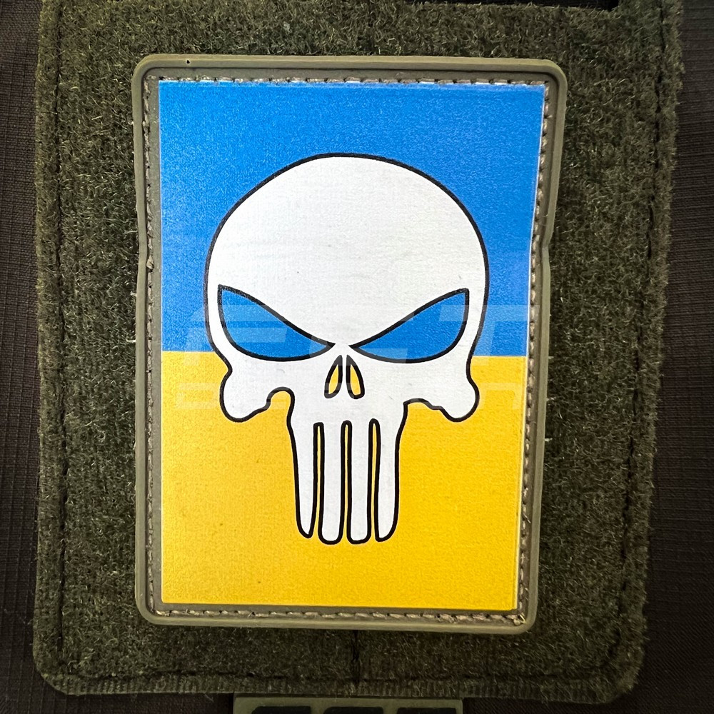 Шеврон/патч гумовий ПВХ Панішер Україна