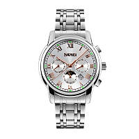Skmei 9121 серебристые мужские часы