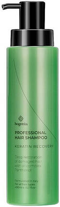 Професійний безсульфатний шампунь "Кератинове відновлення з пантенолом" Bogenia Shampoo Keratin 400ml, фото 1