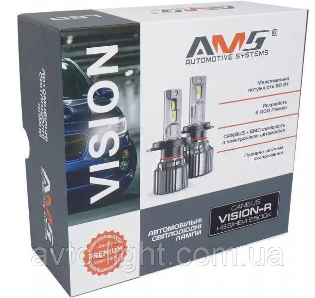 LED-лампи AMS Vision-R H3/HB4 9005/9006 5500K (2шт)