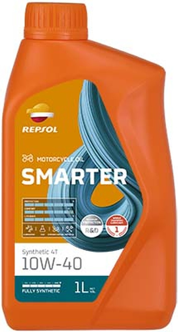 Моторне масло Repsol 4T Smarter Synthetic 10W40 1Л MA2 синтетичне (12)- замінює RP163N51