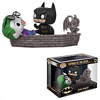 Набор фигурок Funko Pop Фанко Поп Batman and Joker Movie Moment 80th Anniversary Бэтмен и Джокер 10 см №280