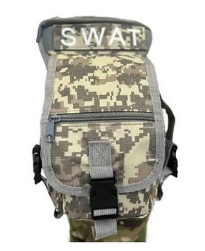 Сумка тактична на стегно Silver Knight Сірий піксель D3-1181.5.PeremogaUA