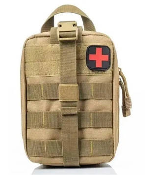 Сумка під аптечку, тактична, на липучці, швидкознімна Койот KT7000105.PeremogaUA
