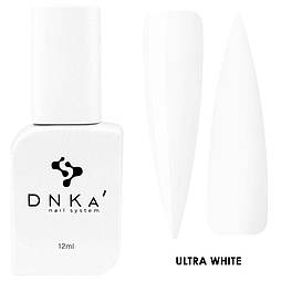 Гель лак перекрывающийся в один слой DNKa' Gel Polish ULTRA WHITE, 12 мл