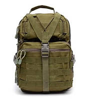 Тактическая сумка мужская на одно плечо 18 л олива D3-takt18l-2.PeremogaUA