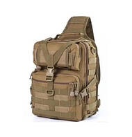 Тактическая сумка мужская на одно плечо 18 л койот D3-takt18l-3.PeremogaUA