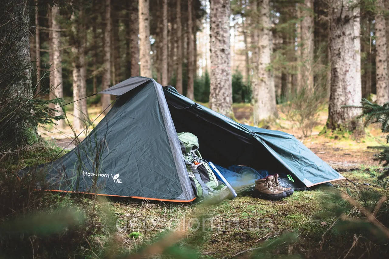 Намет одномісний Highlander Blackthorn 1 XL Hunter Green 1