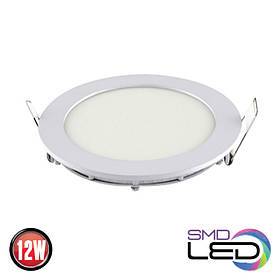 Круглый врезной LED Светильник Horoz "Slim" 12W